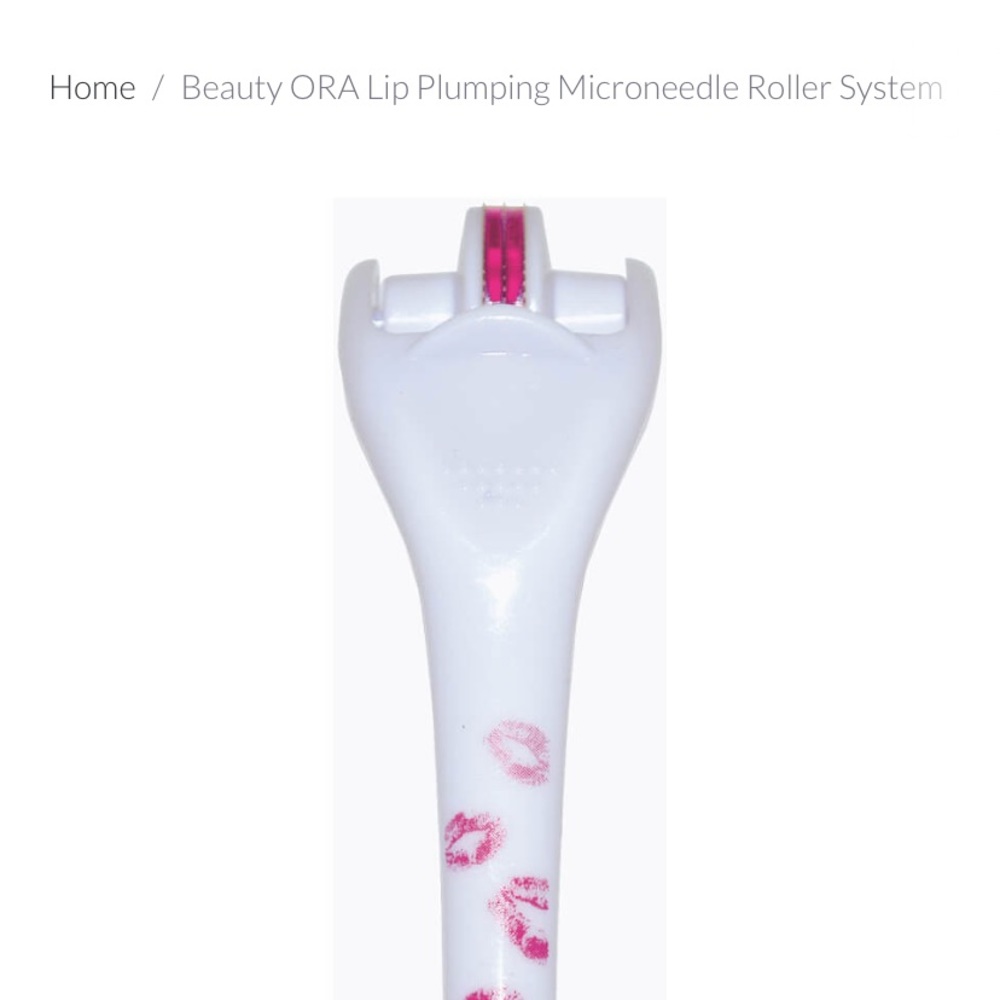 Ora lip plumping microneedle system